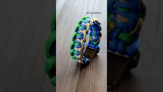 Cobra Half Hitch paracord bracelet shorts paracord paracordbracelet handmade bracelet diy [upl. by Any334]