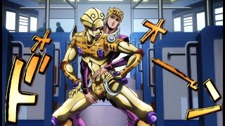 All JoJos Bizarre Adventure poses from Golden Wind part 1 video [upl. by Annovad698]