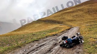 Les Marrons sattaquent au Parpaillon sous la pluie  Yamaha Tenere 700 XT 660 Z Himalayan [upl. by Athalee]