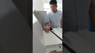 Air filter production line pleating machine [upl. by Alathia]