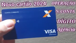 como encontrar dígito verificador Agência conta operação NOVO CARTÃO CAIXA 2024 [upl. by Orsola557]