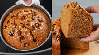 Wheat Jaggery Cake Recipe  Soft amp Moist Wheat Jaggery Cake Recipe  Without Oven  NOven [upl. by Demakis]