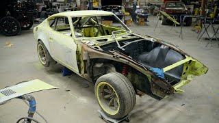 Building an LS Swapped 240z in less than 4 minutes 4K [upl. by Aseuqram]