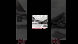 Canada plane crashes prt1 aircanada planecrashes [upl. by Inhsor605]