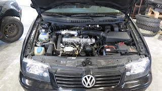 HOW TO Timing Belt and Water Pump Service VW Jetta Golf 19L TDI ALH Turbo Diesel [upl. by Niko116]