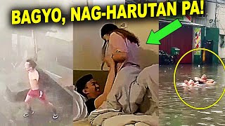 PINOY VS BAGYONG CARINA BAGYO KALANG PINOY KAMI SASAKIT PANGA MO SA KAKATAWA Pinoy Funny Videos [upl. by Assillam]