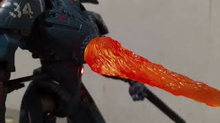 Gipsy Danger And Cherno Alpha Attack Obsidian Fury And Titan Redeemer Stop Motion [upl. by Omrelliug]