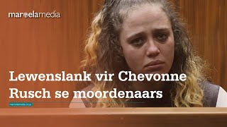 Lewenslank vir Chevonne Rusch se moordenaars [upl. by Buyse]