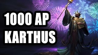 LOL  1000 AP KARTHUS  ARAM ACTION German Deutsch S5 League of Losers [upl. by Goodspeed]