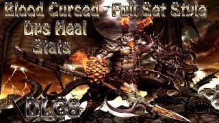 DCUO Blood Cursed  Full Set Style  DpsHeal Stats Villain Stronghold DLC 8  Test Server [upl. by Taveda]