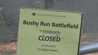 Annual Bushy Run Battlefield reenactment canceled amid ongoing tornado cleanup [upl. by Ettelocin636]