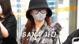 SANA 사나 サナ TWICE트와이스 일본 일정 마치고 서울 도착 arrive in SEOUL 4K 240919 [upl. by Alsworth]