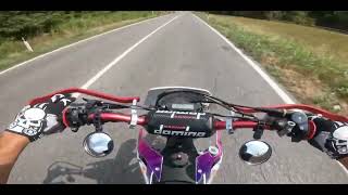 TEST FANTIC 250 4T MOTARD [upl. by Asilem]