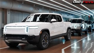 Inside Rivian Manufacturing Facility in Normal US  Mega Factory Tour [upl. by Heyes]