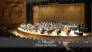 Respighi Pines Of Rome Galicia Youth Symphony Orchestra Pietro Rizzo Jóven Orquesta OSG [upl. by Nottap]