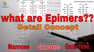 What are Epimers  Detail Concept with Explanation  Carbohydrate Biochemistry [upl. by Gothard]