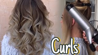 Master Voluminous Curls with a 33mm Curling Iron  Ultimate Curling Tutorial [upl. by Haywood]