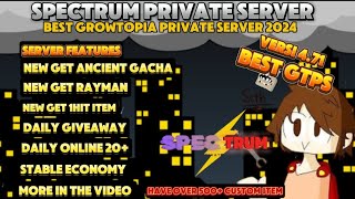 GROWTOPIA PRIVATE SERVER  FREE ROLE [upl. by Steddman]