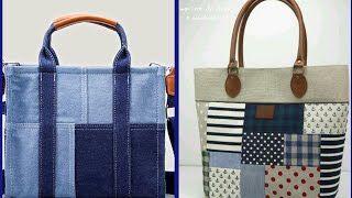 bast collection of denim jeans bag ideas ideas make great homemade bags [upl. by Juliann]