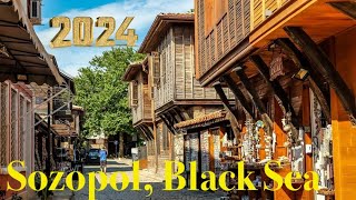 Sozopol Bulgaria Walking Tour in 4K  The Old Town 2024 [upl. by Uhsoj]