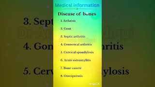 Disease of Bones  Bone diseases bones bonedensity bone neet neet2023 neetexam aiims neetug [upl. by Ennyroc223]