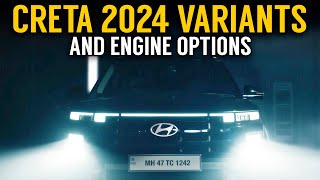 All variants details in Hyundai Creta 2024  Hyundai Creta facelift 2024 variants and color options [upl. by Braden]