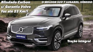 ESSE É O MELHOR SUV HÍBRIDO DE 7 LUGARES NOVO VOLVO XC90 T8 RECHARGE PLUS 2023 PRONTA ENTREGA [upl. by Blackington]