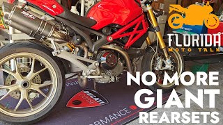 Improving My Ducati Monster 1100s With Ducabike Rearsets [upl. by Akamahs887]