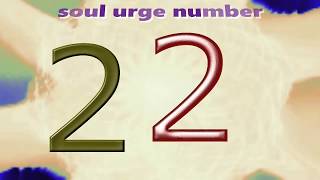 Soul urge Number 22  Numerology Meaning [upl. by Netloc]