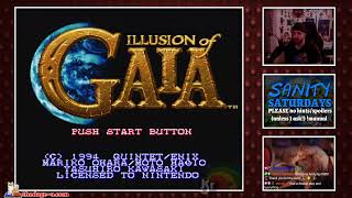 Sanity Saturdays XVI Illusion of Gaia  1CC no save attempt Part 1 [upl. by Muriel288]