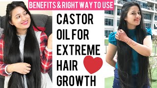 How to properly apply castor oil for extreme hair growth  Castor Oil benefits and Oiling Tips [upl. by Plank]