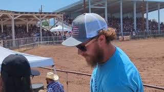 Round Valley Rodeo 2023 Wild Horse Race Springerville Arizona [upl. by Rebmyt]