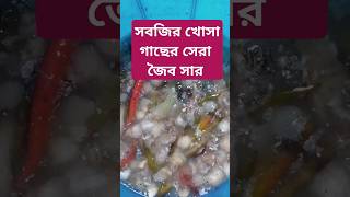 সবজির খোসা গাছের সেরা জৈব সার 🌱🌱ytshorts fertilizer gardening viralvideo [upl. by Subocaj]