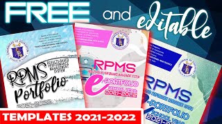 RPMS PORTFOLIO TEMPLATES EDITABLE AND FREE  COMPLETE 2023 Updated [upl. by Nichole]