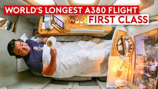 World’s Longest A380 Flight in First Class  Is It Worth It [upl. by Nassah]