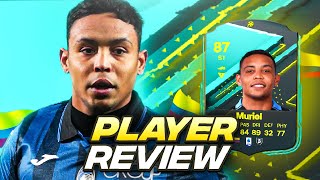 87 PLAYER MOMENTS MURIEL SBC PLAYER REVIEW  FC 24 Ultimate Team [upl. by Tnarg234]