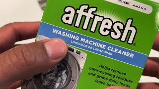 How to Use Affresh Washing Machine Cleaner [upl. by Bennie948]