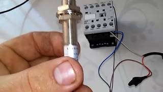 ligação sensor indutivo PNP com contator 24 Vcc [upl. by Niar]