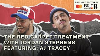 AJ Tracey Reveals His Secret BRITs Performance  The Red Carpet Treatment [upl. by Maro518]