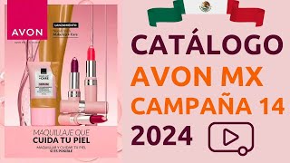 😎 CATÁLOGO AVON MÉXICO CAMPAÑA 14 2024 ✅ Completo [upl. by Gentille]