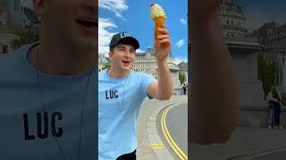 turning statues into food magic challenge funny humor amazing heybrandonb shorts mukbang [upl. by Hadihahs]