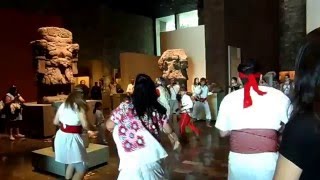 DANZA A COATLICUE TONANTZIN EN MUSEO ANTROPOLOGÍA 2016 PARTE 1 [upl. by Bitthia641]