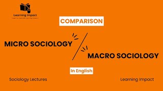 Microsociology vs Macrosociology Micro Level analysis  Macro Level analysis  Sociology [upl. by Shih]