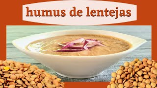 HUMMUS de LENTEJAS 👌sin cocinar ⏳ en 5 minutos´short [upl. by Darline]