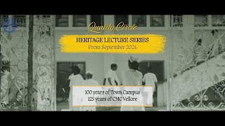 Heritage Lecture Series  Department of General Surgery [upl. by Farrow]