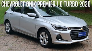 Avaliação Novo Chevrolet Onix Premier 10 Turbo 2020 [upl. by Yesac]