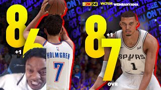 Grown Man TEMPER TANTRUM at New Year NBA 2K24 Ratings Update [upl. by Anni]