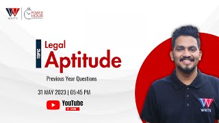 Legal Aptitude  Part 1  Power Hour  Important Questions for KLEE 2023  WRITS  Live 8 [upl. by Emiolhs]