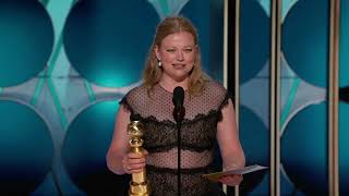 Sarah Snook Wins Best Television Female Actor – Drama Series I 81st Annual Golden Globes [upl. by Roselani]