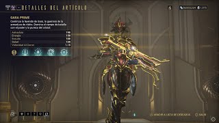 GARA PRIME 2021  donde conseguir rápido  Warframe [upl. by Darra391]